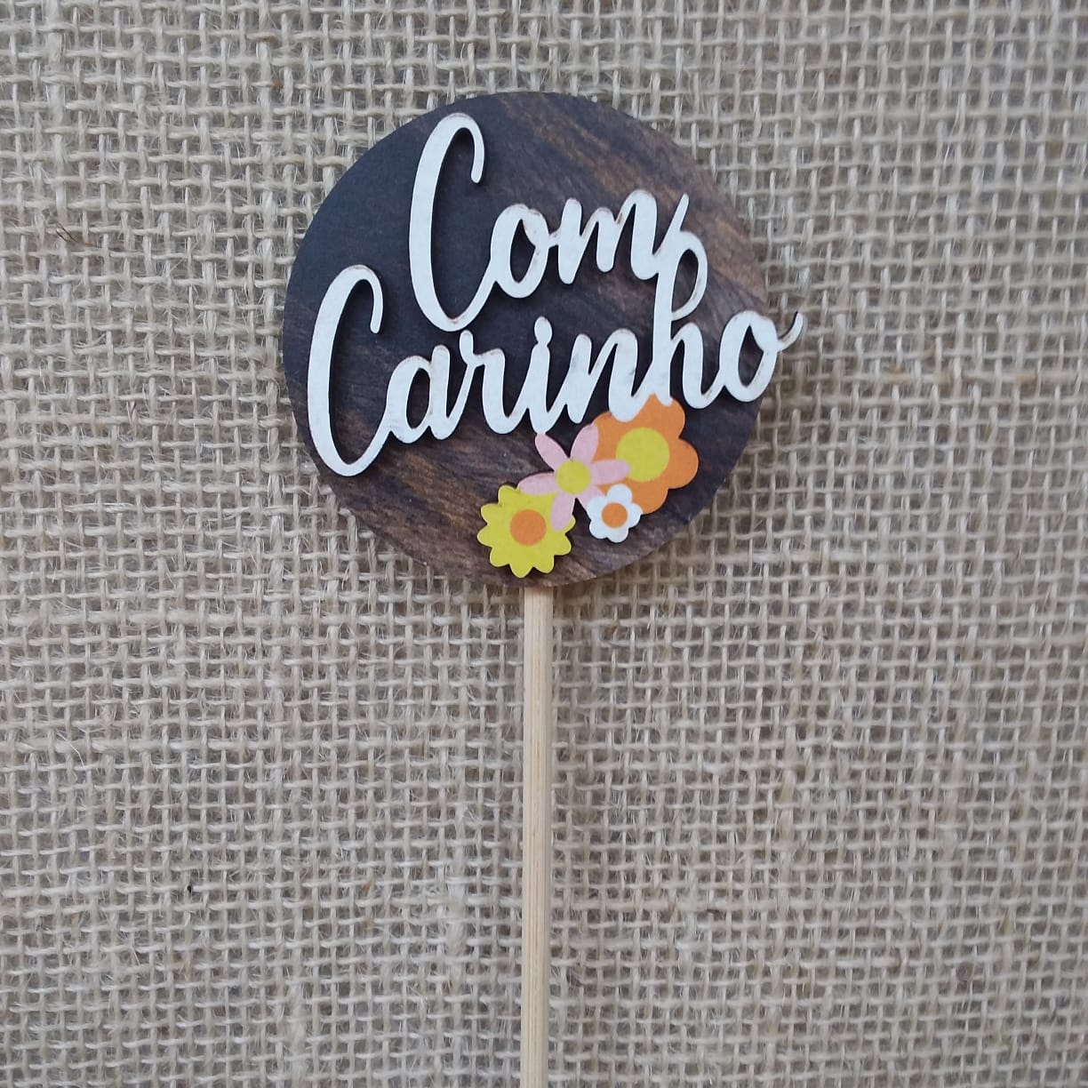 Plaquinha Pick MDF (com carinho)