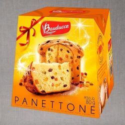 Panettone Bauducco (tradicional frutas) 80g