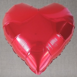Balão Metalizado de Coração (vermelho)