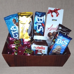 Cesta Premium de Chocolates