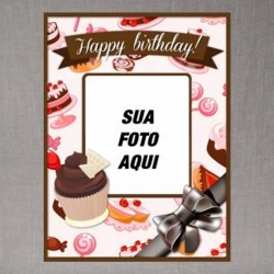 Foto Revelada Personalizada (Happy birthday!)