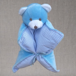 Urso Travesseiro Azul