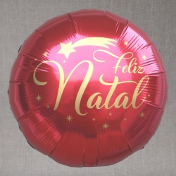 Balão Metalizado Feliz Natal